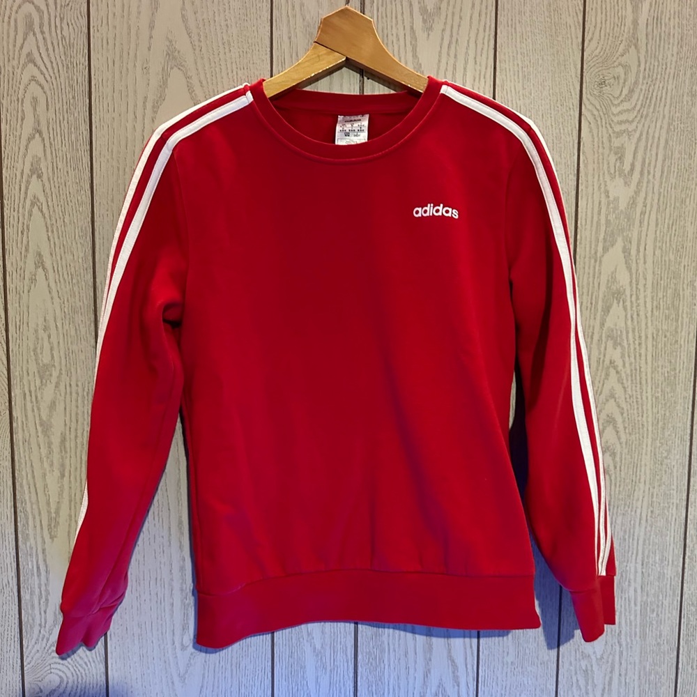 Adidas Essential 3 Stripe Sweatshirt Women’s M
